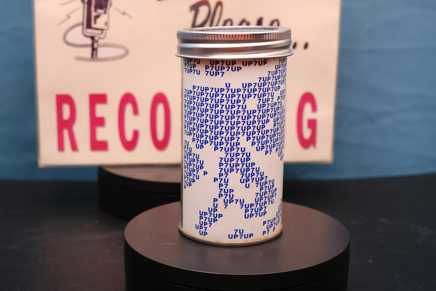 Lo Fi Soda Can Microphone - 1976 7up Rhode Island