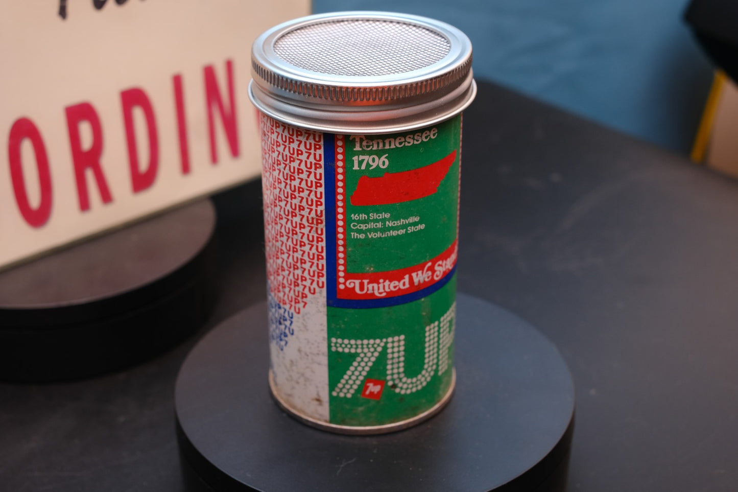 Lo Fi Soda Can Microphone - 1976 7up Tennessee