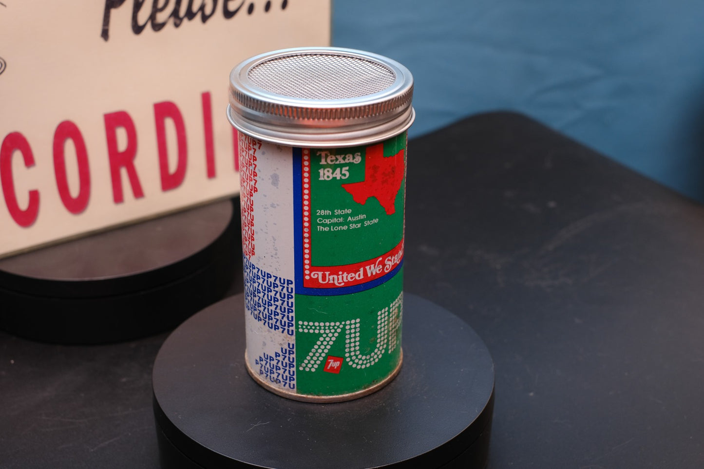 Lo Fi Soda Can Microphone - 1976 7up Texas
