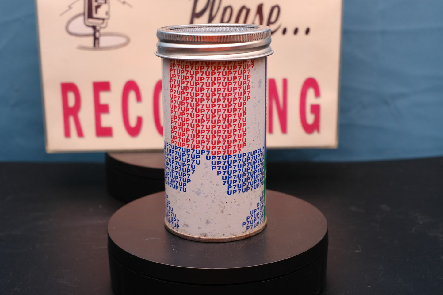 Lo Fi Soda Can Microphone - 1976 7up Texas