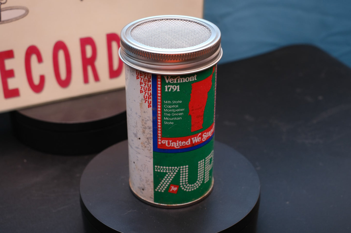 Lo Fi Soda Can Microphone - 1976 7up Vermont