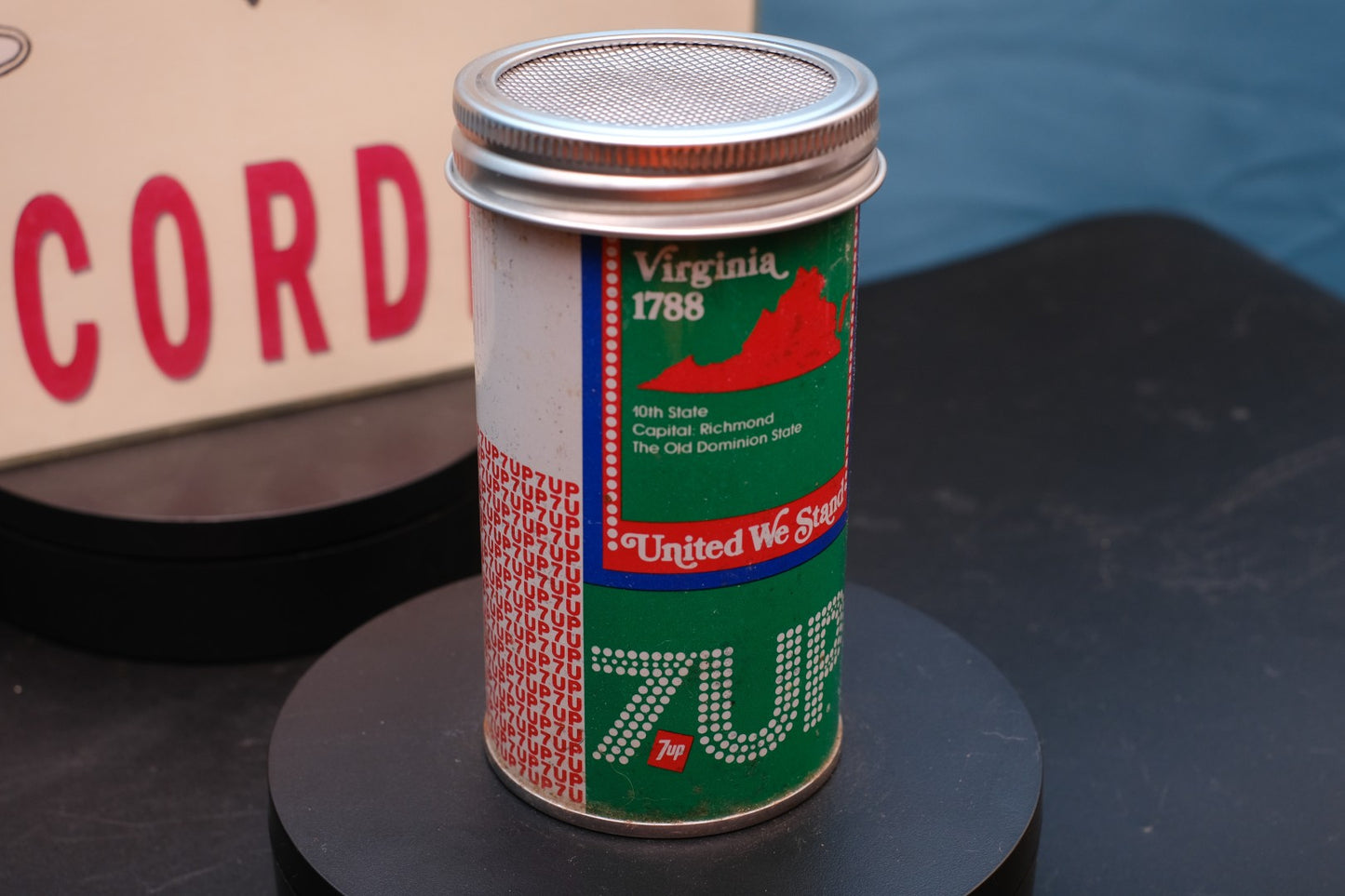 Lo Fi Soda Can Microphone - 1976 7up Virginia