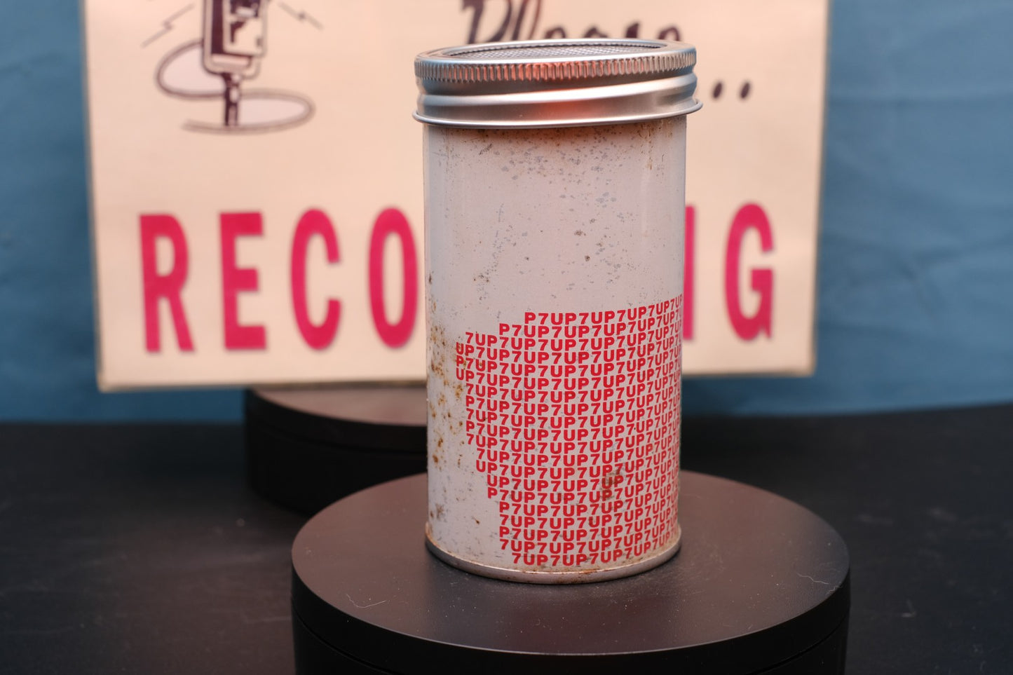 Lo Fi Soda Can Microphone - 1976 7up Virginia