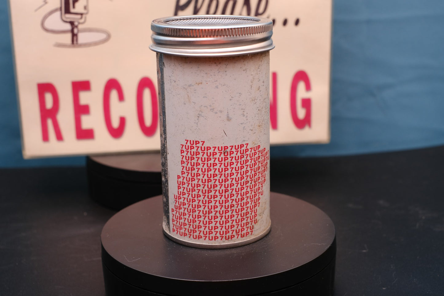 Lo Fi Soda Can Microphone - 1976 7up Wisconsin