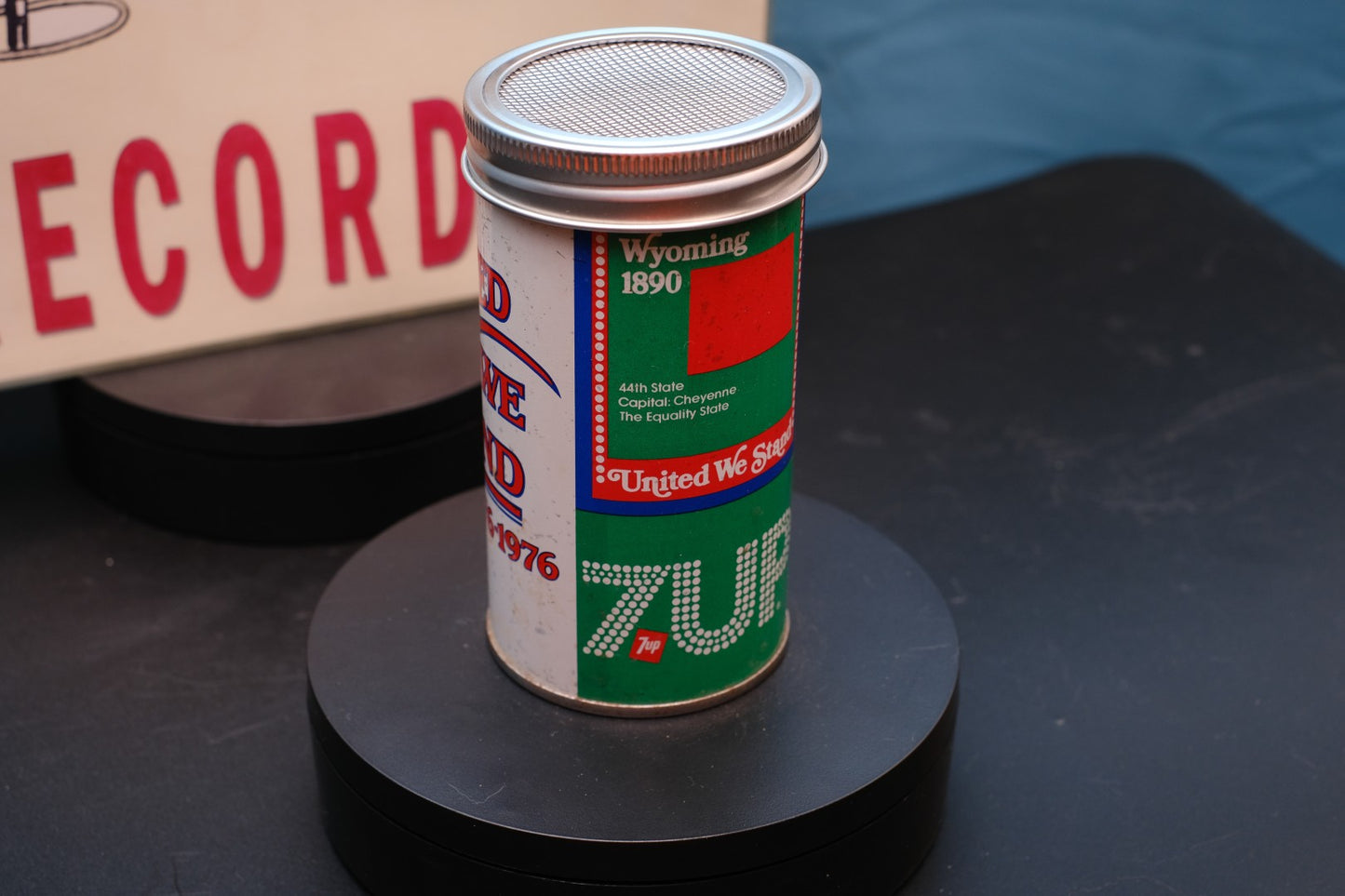 Lo Fi Soda Can Microphone - 1976 7up Wyoming