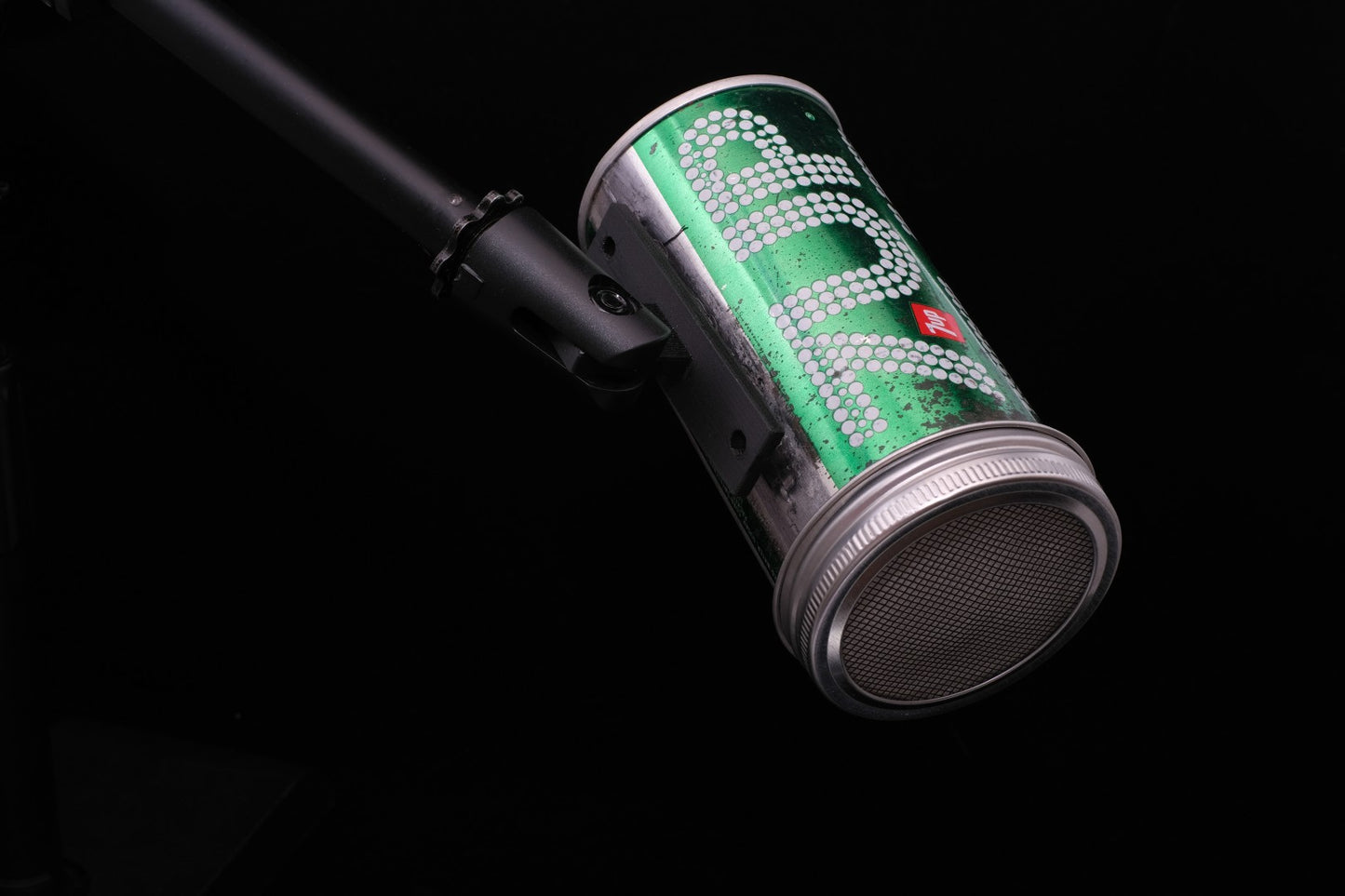Lo Fi Beer Can Microphone - 7up Indy Car Race