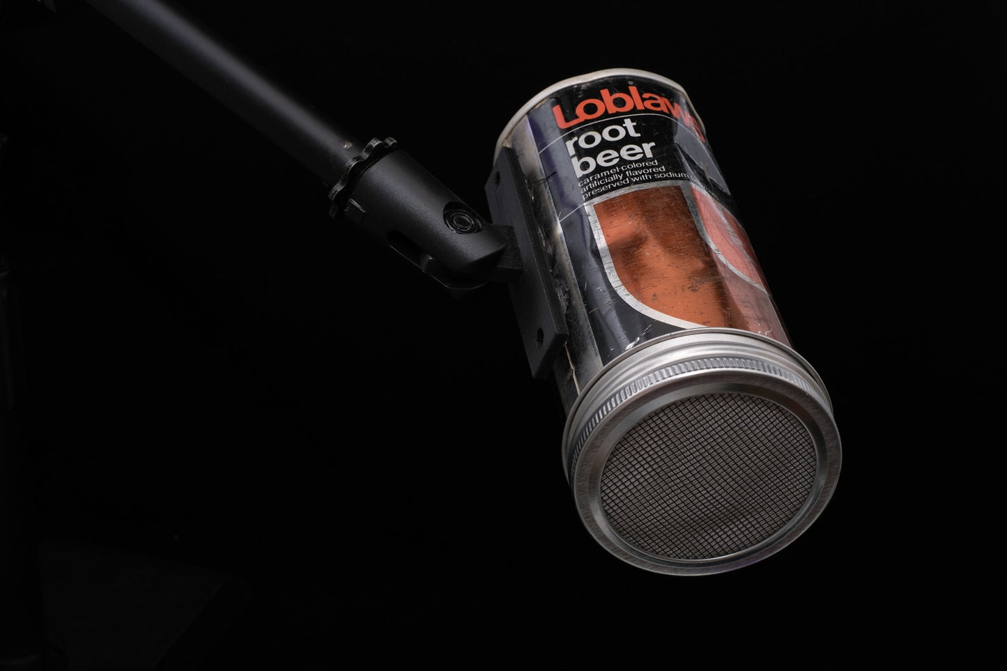 Lo Fi Soda Can Microphone - Loblaws Root Beer