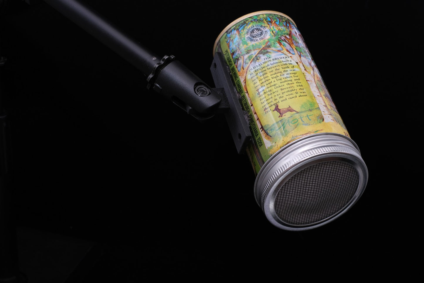 Lo Fi Beer Can Microphone - Historical Old Salmon