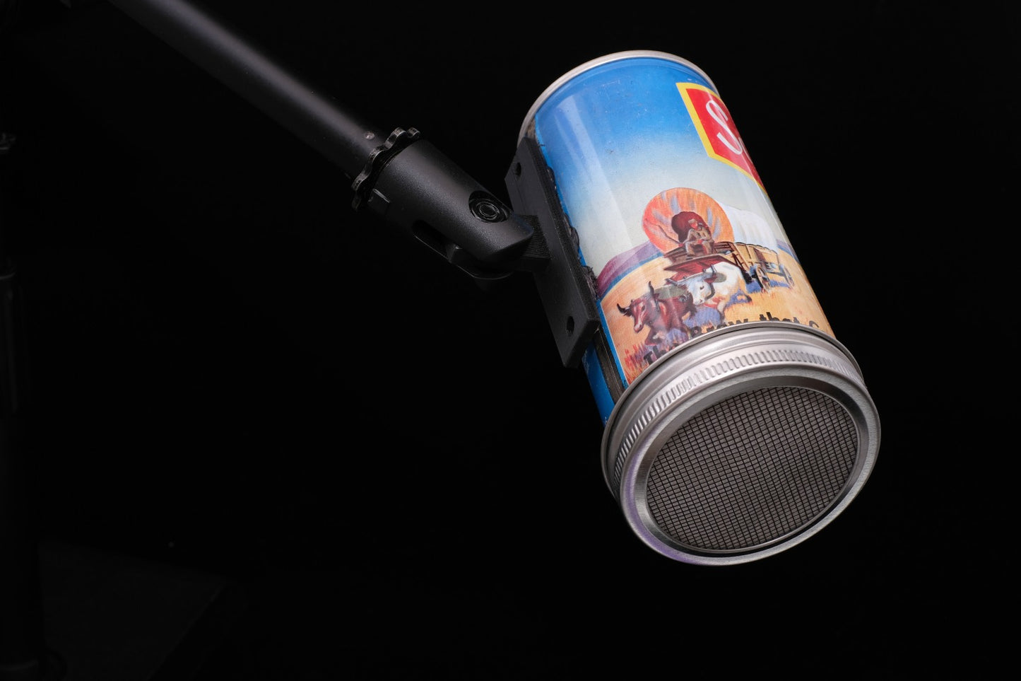 Lo Fi Beer Can Microphone - Schmidt Wagon vs Train