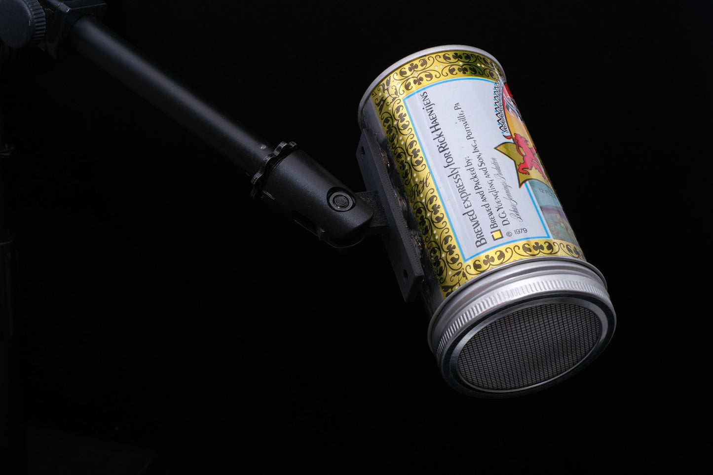 Lo Fi Beer Can Microphone - Haentjens Castle