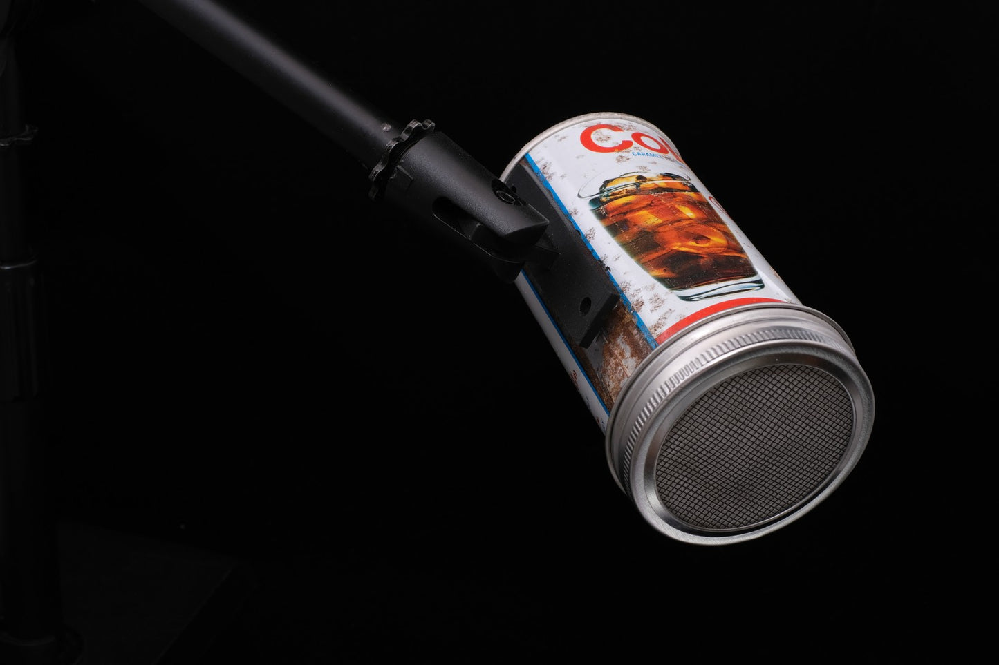 Lo Fi Soda Can Microphone - Vess Hot Air Balloon Cola