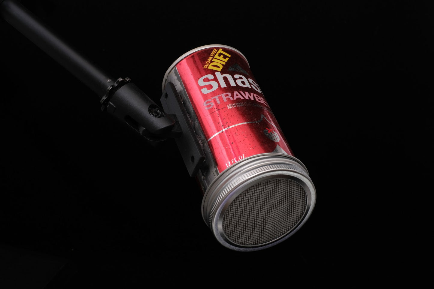 Lo Fi Soda Can Microphone - Shasta Diet Strawberry