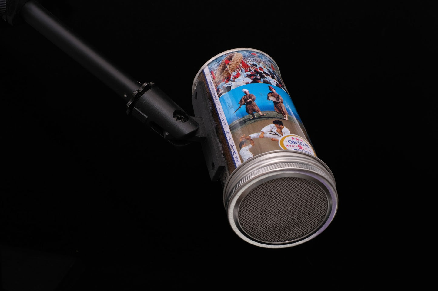 Lo Fi Beer Can Microphone - Japanese Orion Expo 1975