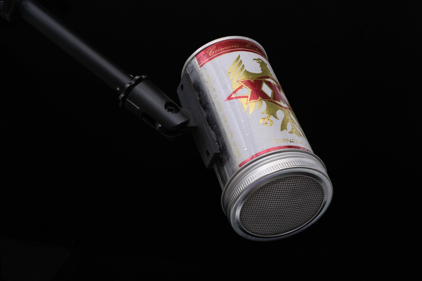 Lo Fi Beer Can Microphone - Tecate White Eagle