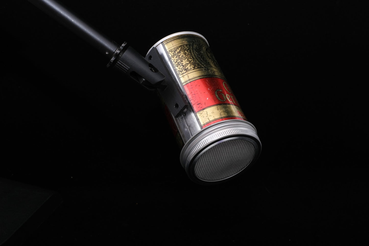 Lo Fi Beer Can Microphone - Golden Old German