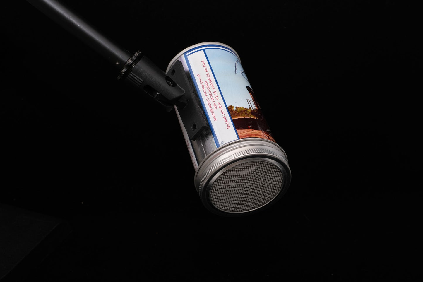 Lo Fi Beer Can Microphone - Railfans Train