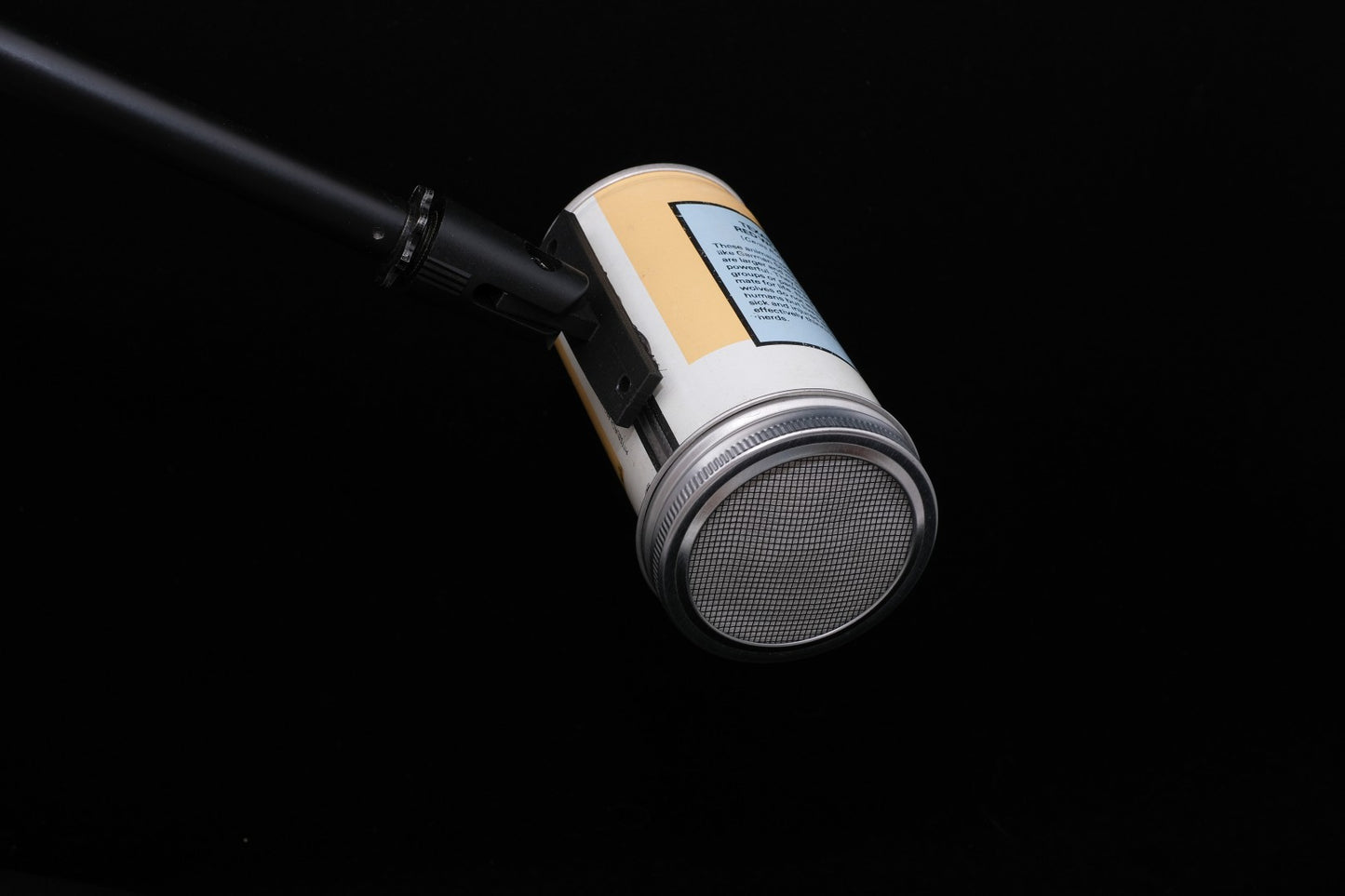 Lo Fi Beer Can Microphone - Texas Red Wolf