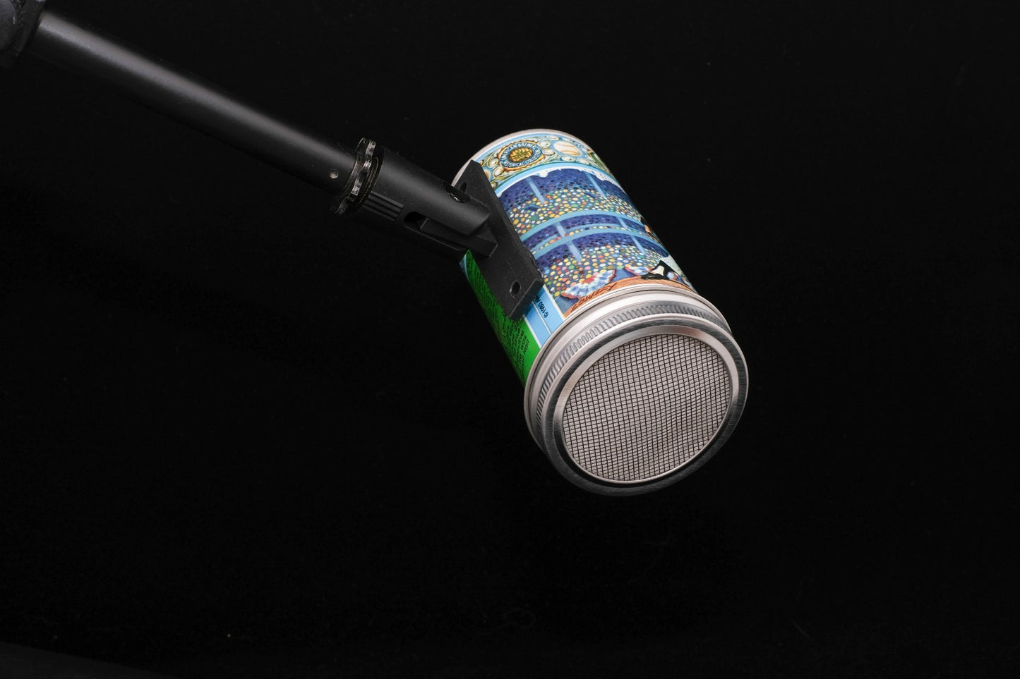 Lo Fi Beer Can Microphone - Whitey Ford NY Yankees