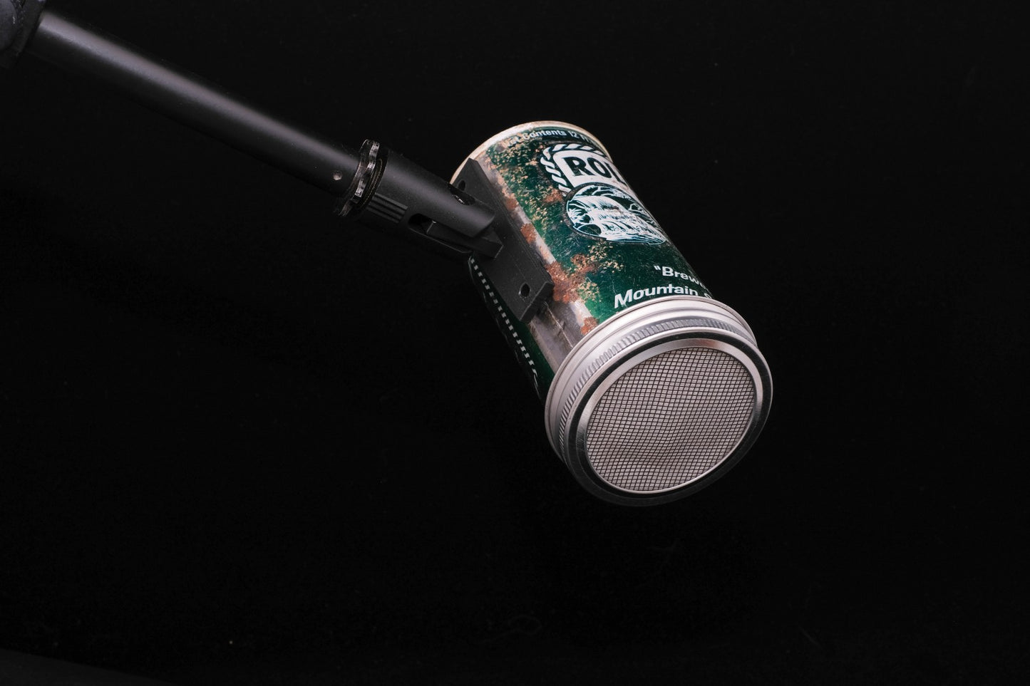 Lo Fi Beer Can Microphone - Rolling Rock