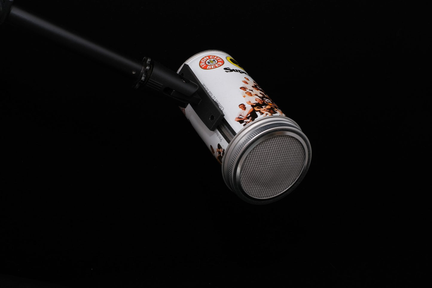 Lo Fi Beer Can Microphone - 1979 Pittsburgh Super Steelers