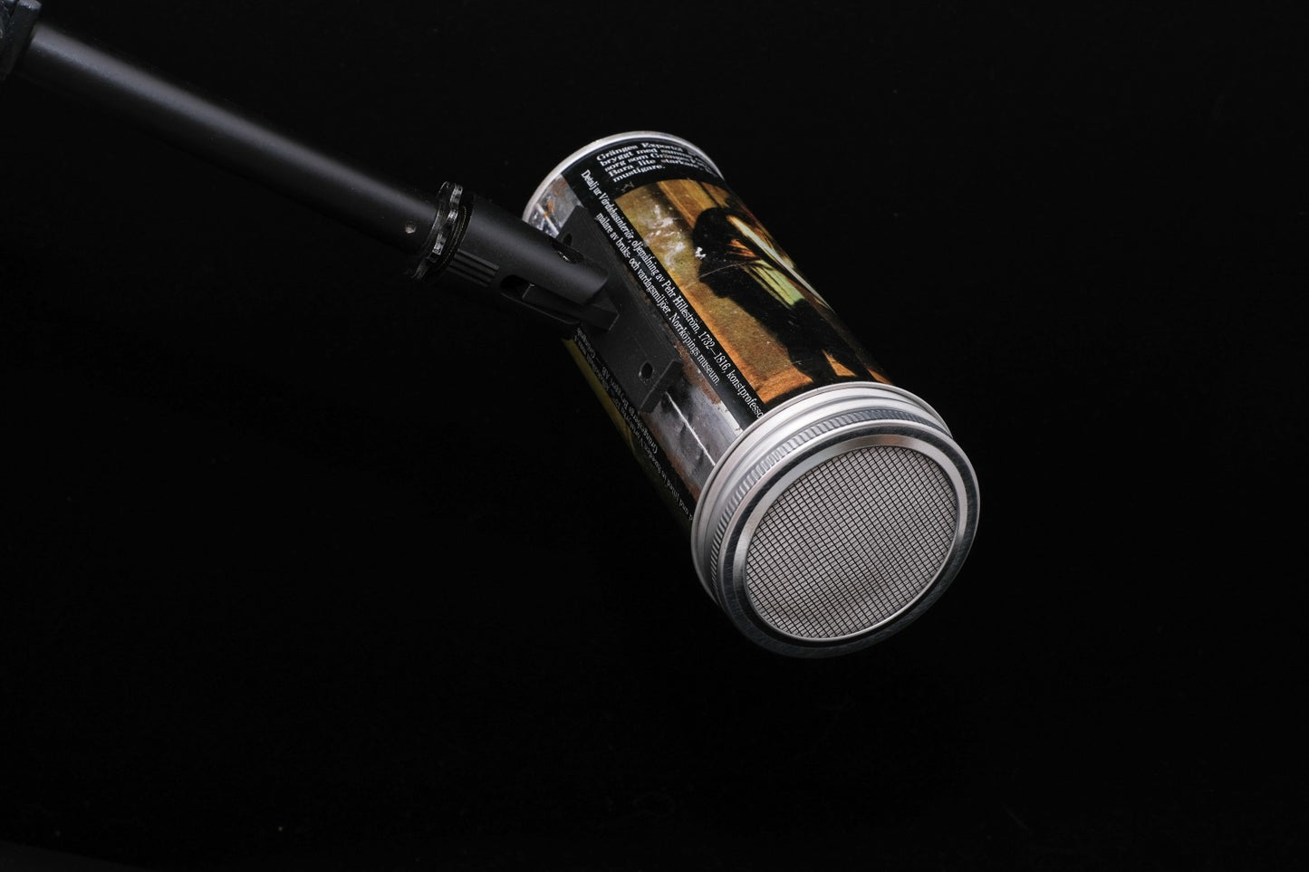 Lo Fi Beer Can Microphone - Sweden Gränges Basement Pub