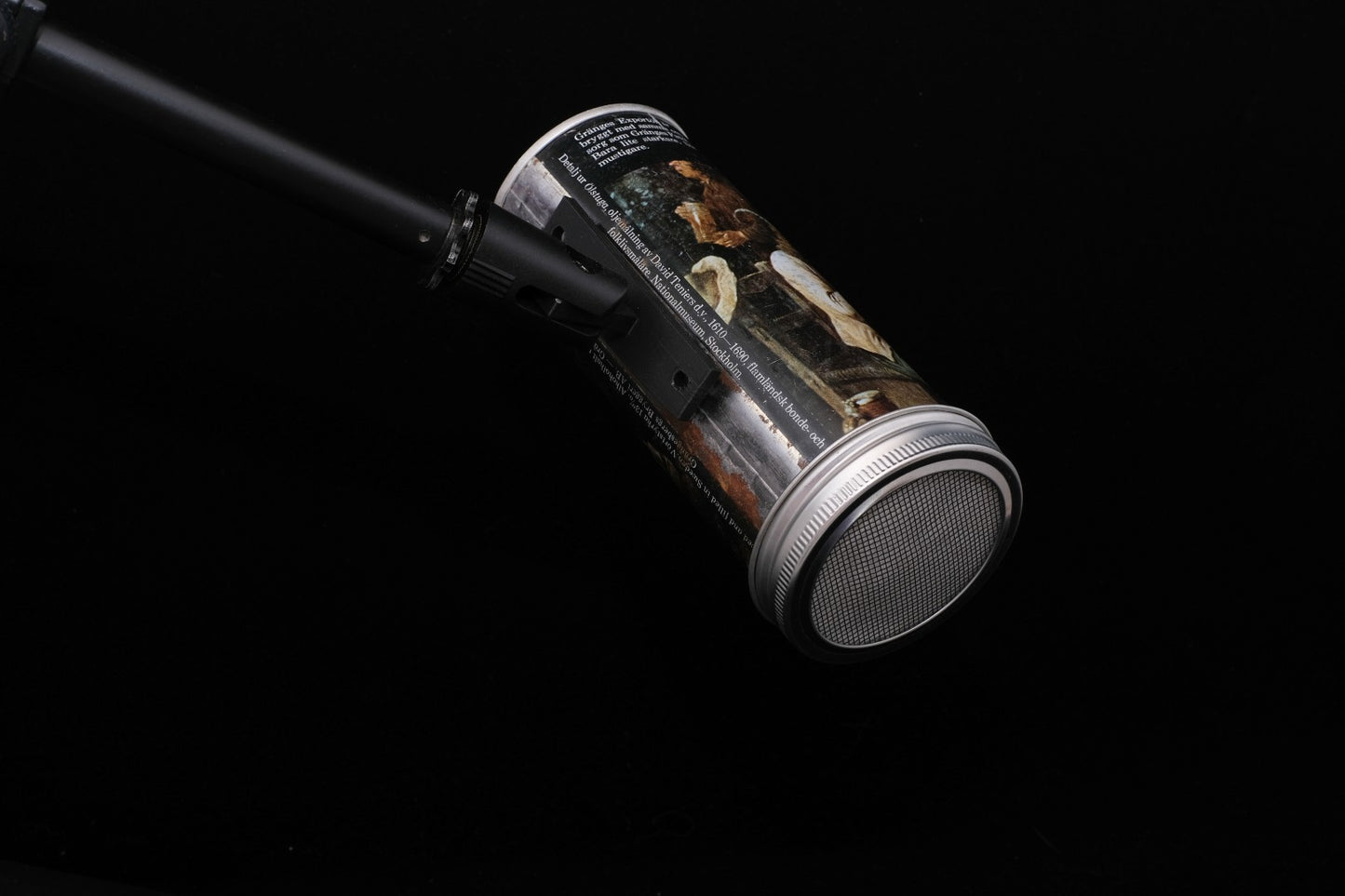 Lo Fi Beer Can Microphone - Sweden Gränges Smoking