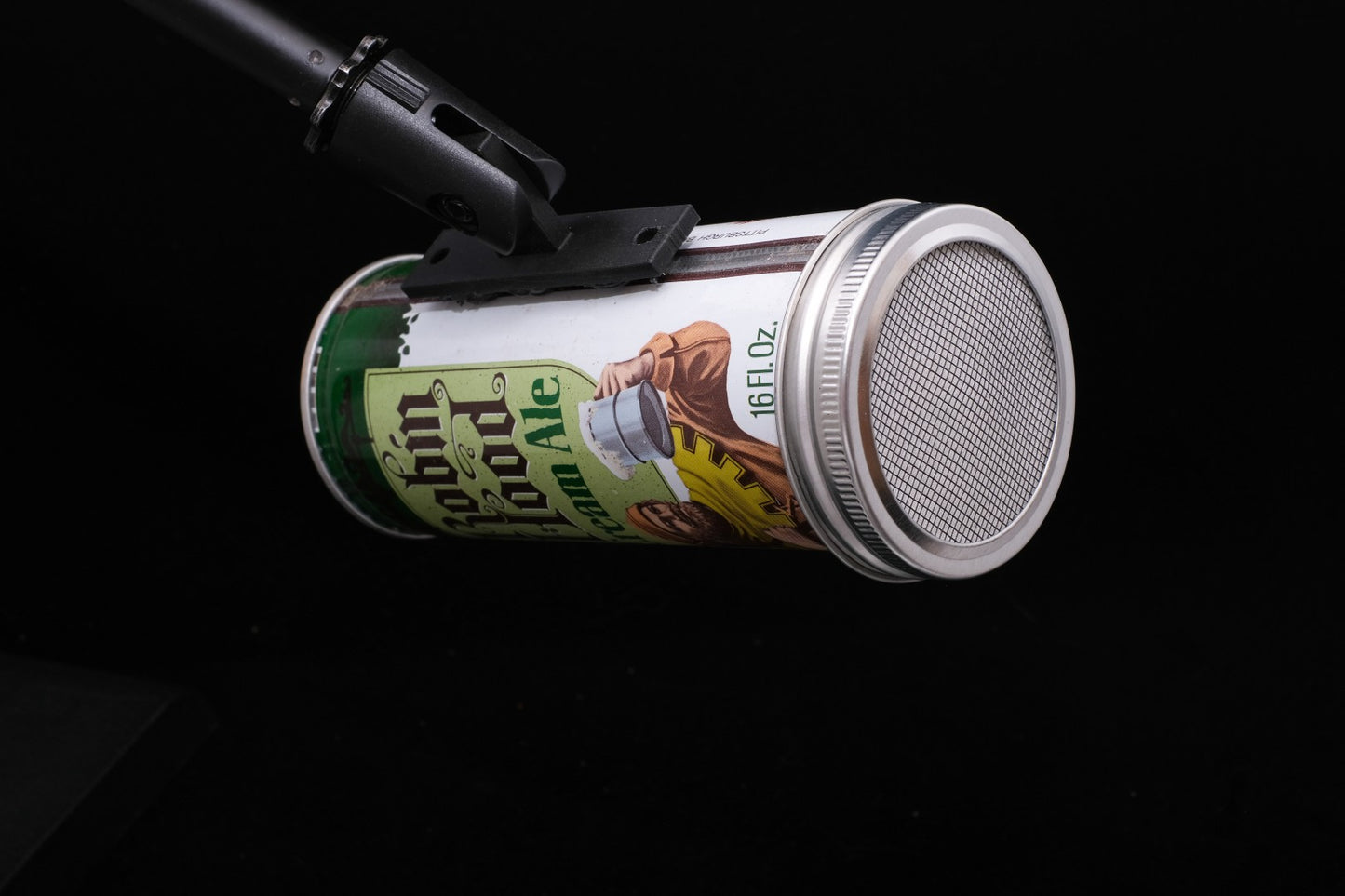 Lo Fi Beer Can Microphone - Robin Hood Tallboy