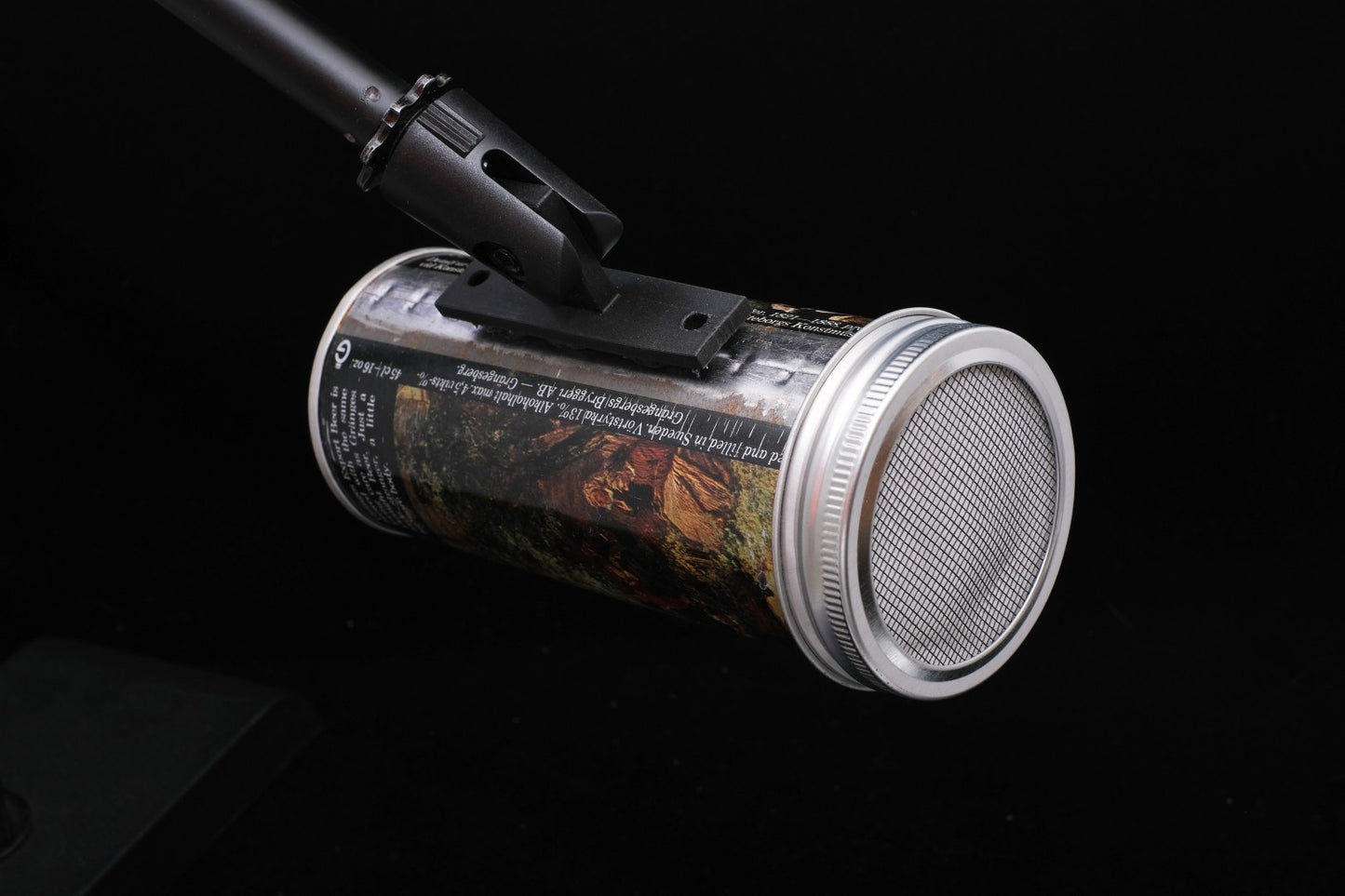 Lo Fi Beer Can Microphone - Sweden Gränges Outdoors