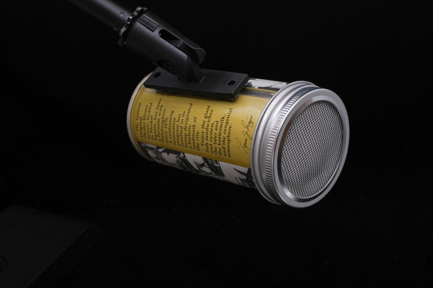 Lo Fi Beer Can Microphone - Oyster House