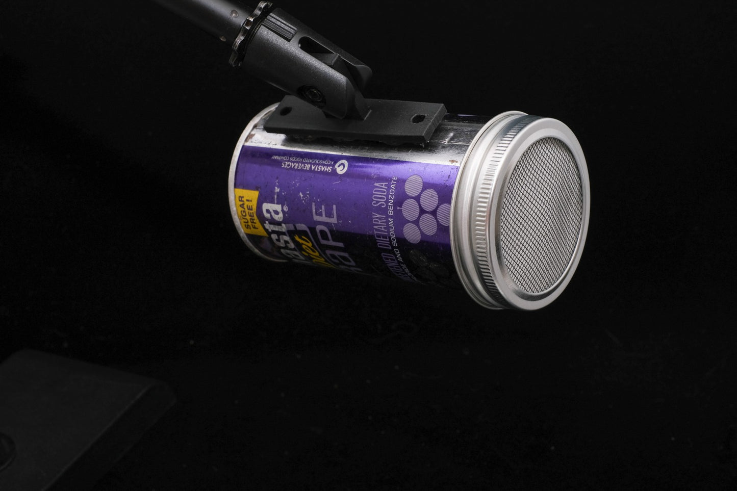 Lo Fi Soda Can Microphone - Shasta Diet Grape