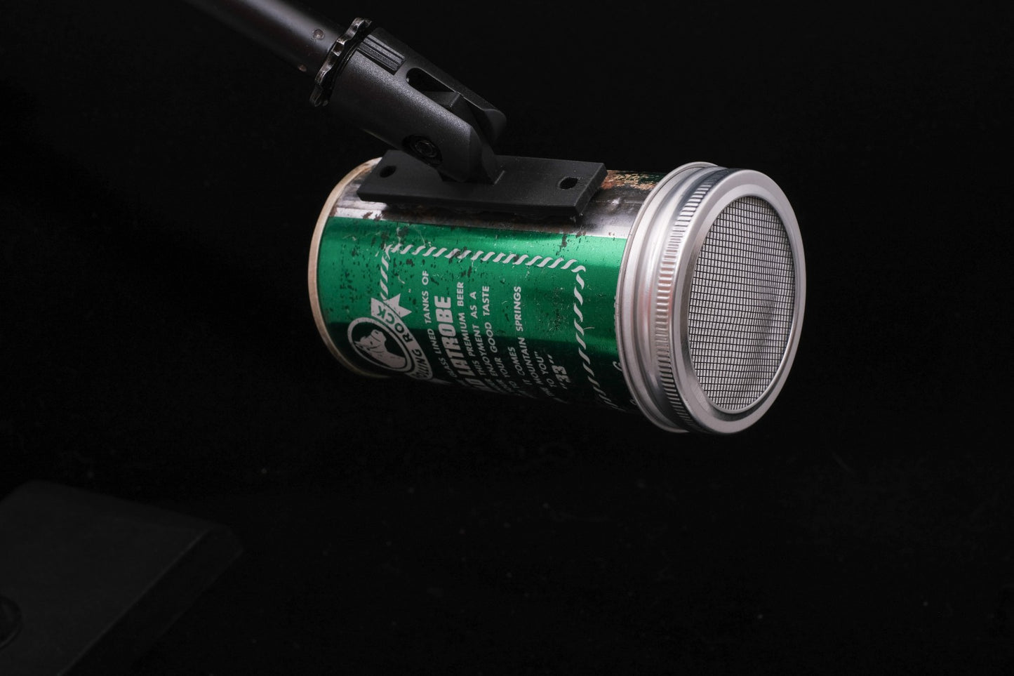Lo Fi Beer Can Microphone - Rolling Rock