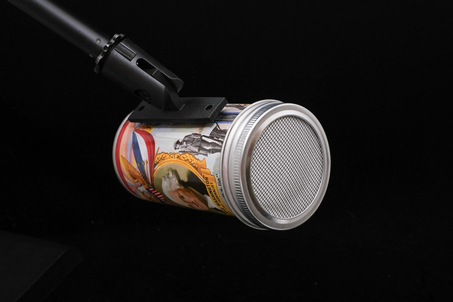 Lo Fi Beer Can Microphone - Falstaff George Washington