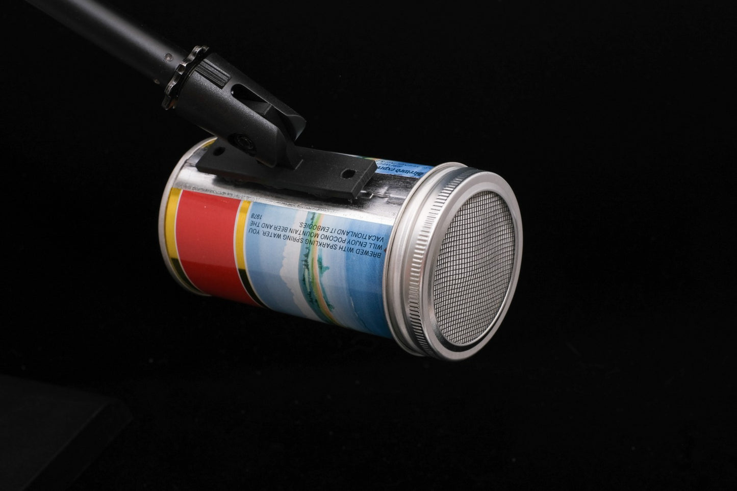 Lo Fi Beer Can Microphone - Pocono Mountains Sail Boat