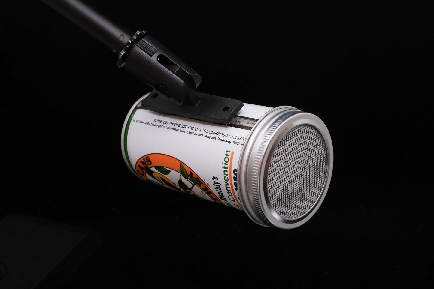 Lo Fi Beer Can Microphone - Bilow Bird Baltimore Oriole