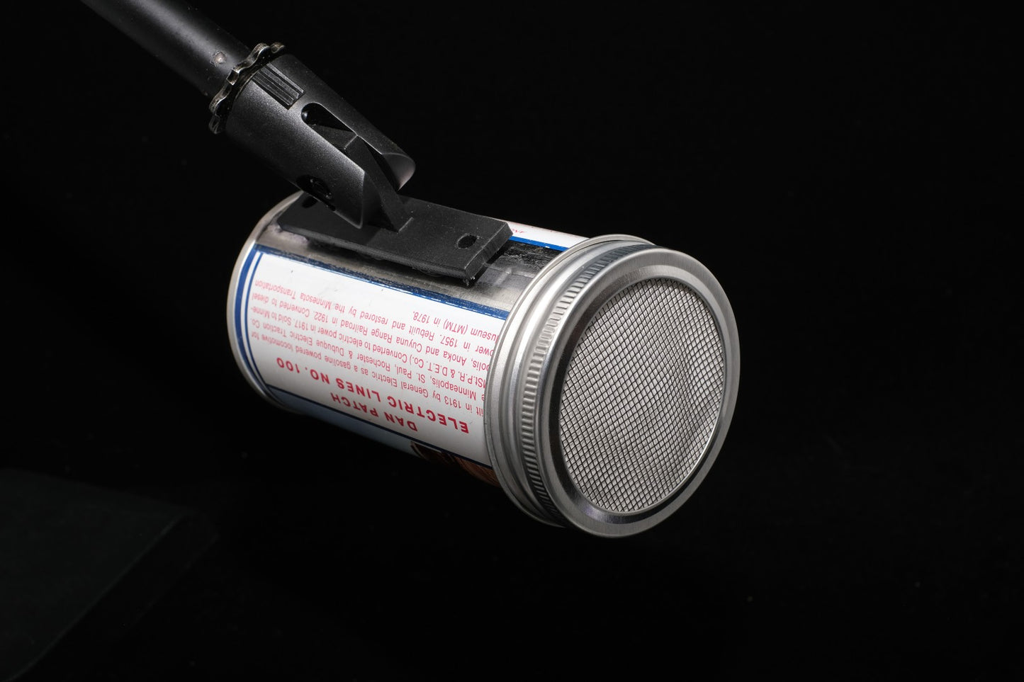 Lo Fi Beer Can Microphone - Railfans Train