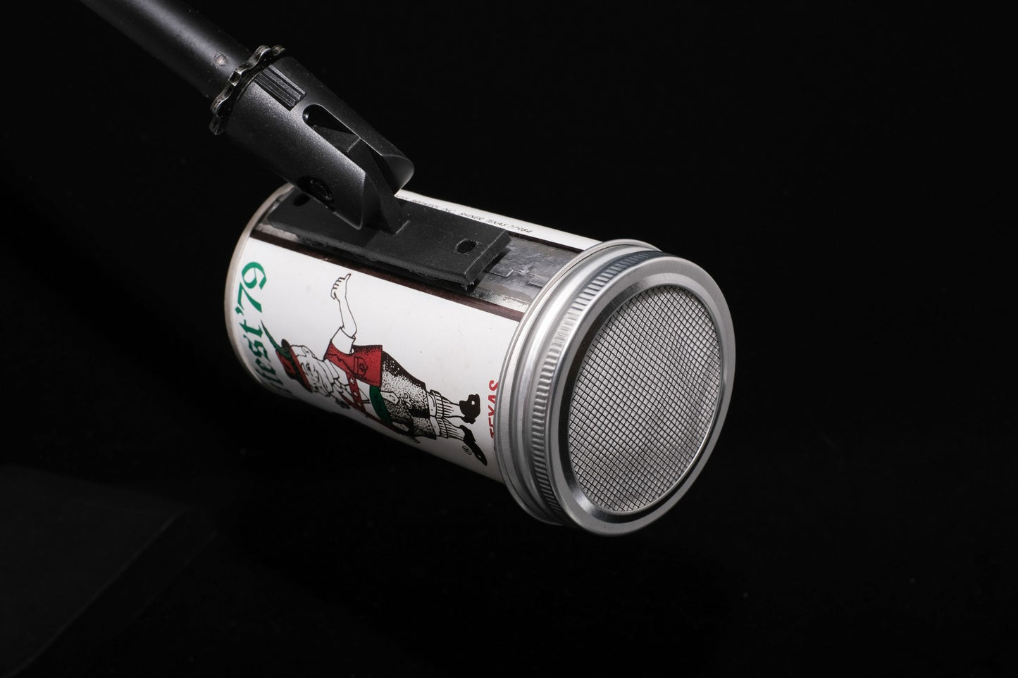 Lo Fi Beer Can Microphone - 1979 Texas Wurstfest