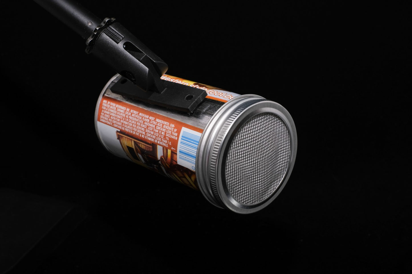 Lo Fi Soda Can Microphone - Faygo Root Beer Cowboy