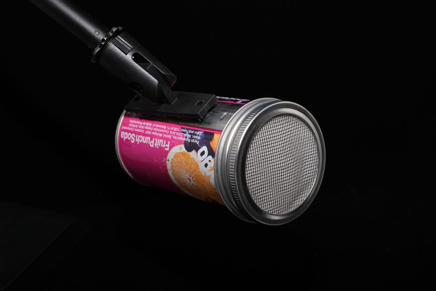 Lo Fi Soda Can Microphone - Faygo Fruit Punch