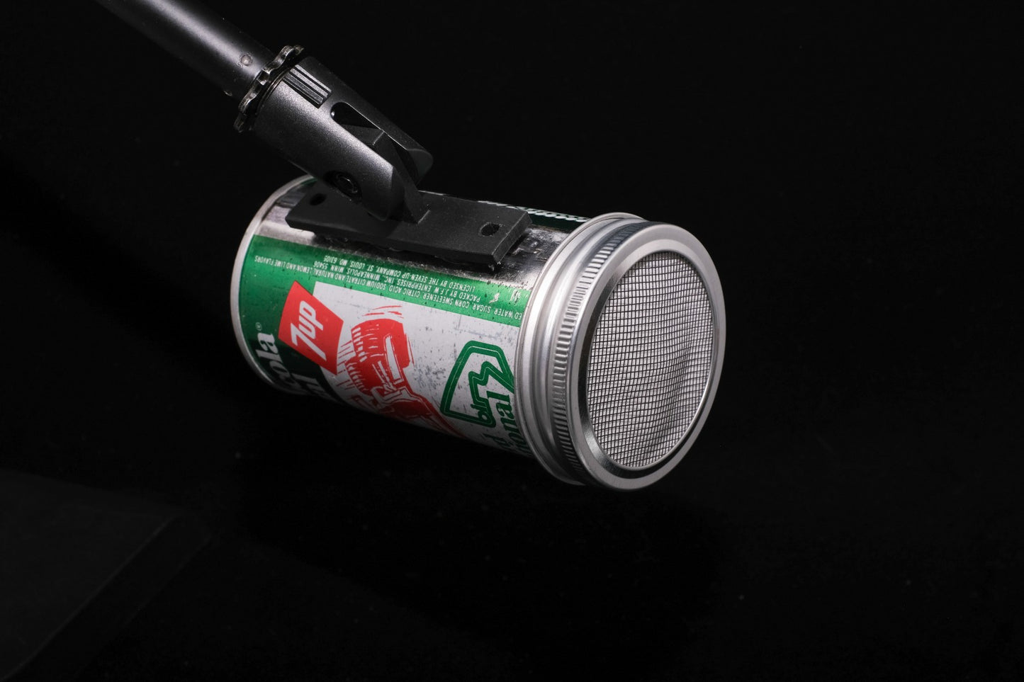 Lo Fi Beer Can Microphone - 7up Indy Car Race