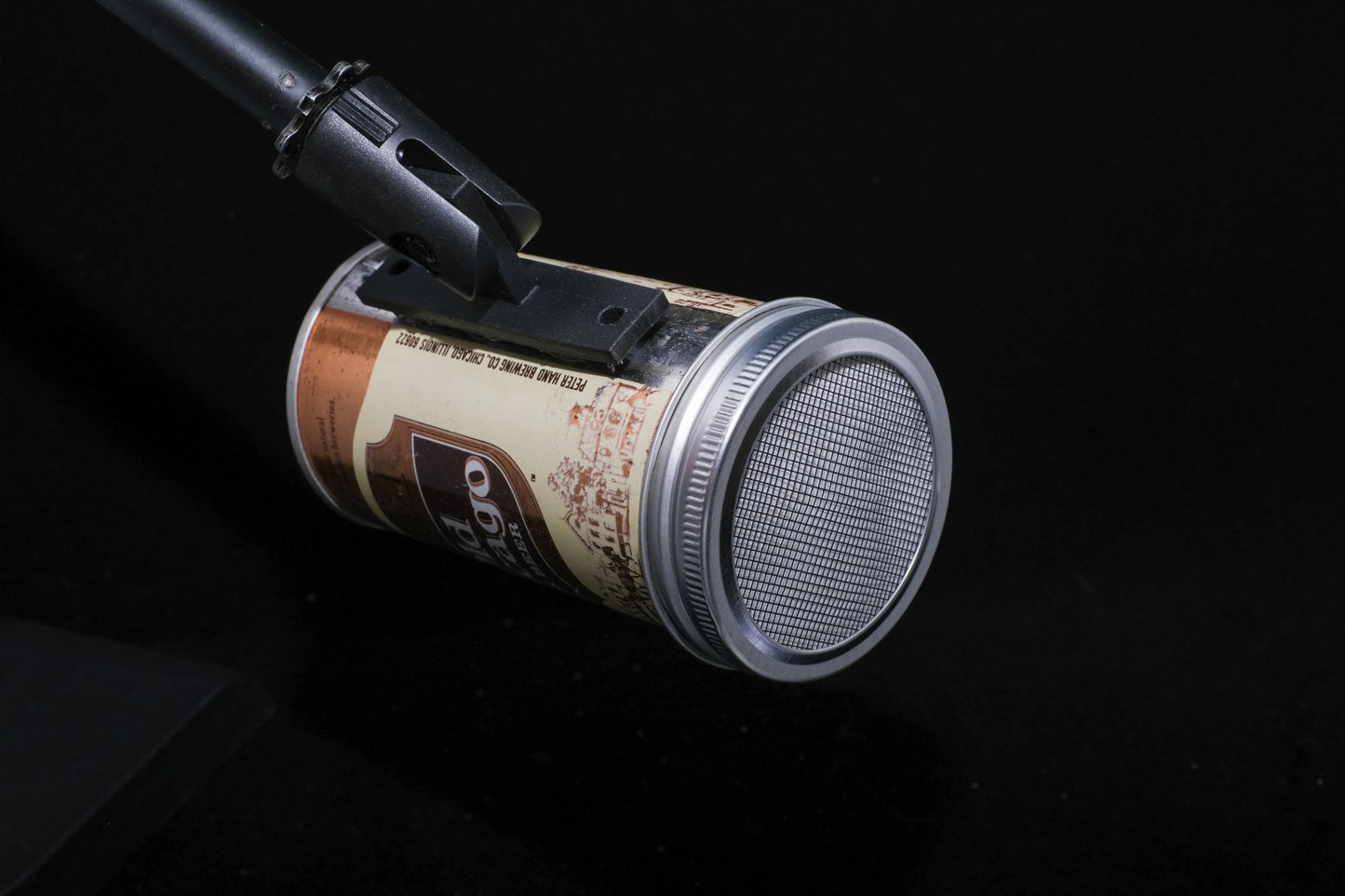 Lo Fi Beer Can Microphone - Dark Old Chicago