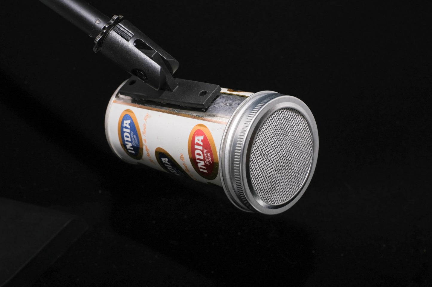 Lo Fi Beer Can Microphone - Puerto Rico India Beer