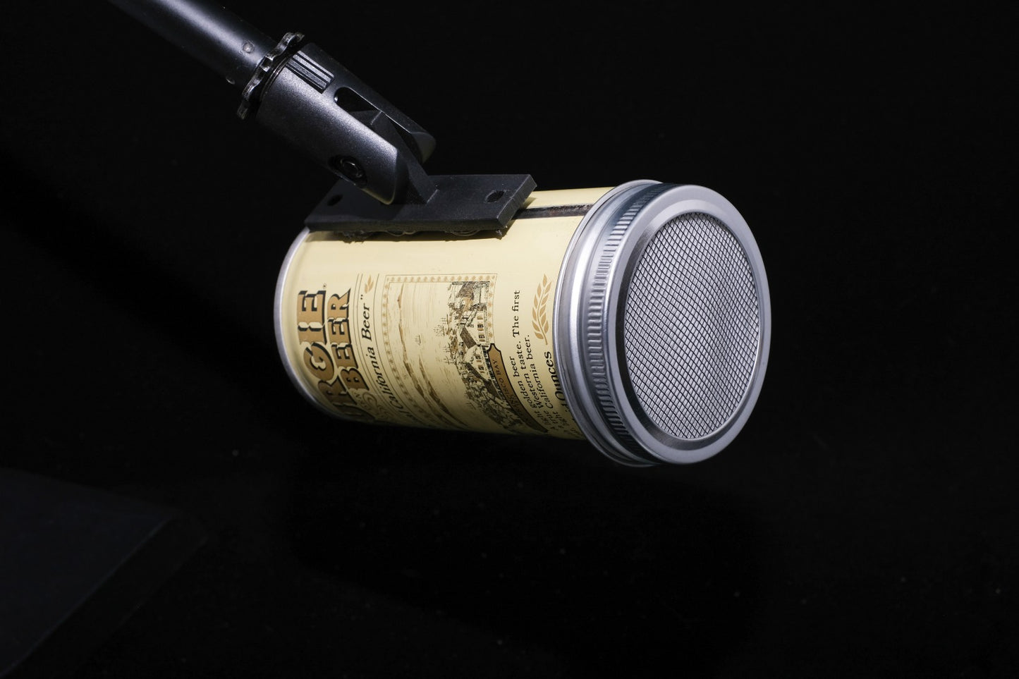 Lo Fi Beer Can Microphone - California Burgie Beer