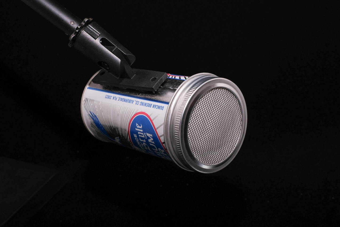 Lo Fi Beer Can Microphone - Florida Master's Choice Eagle