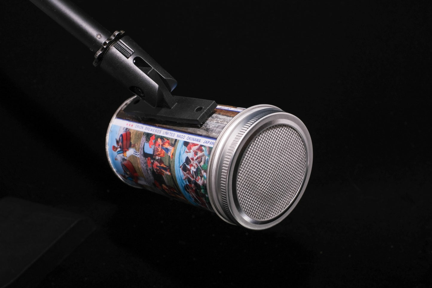 Lo Fi Beer Can Microphone - Japanese Orion Expo 1975