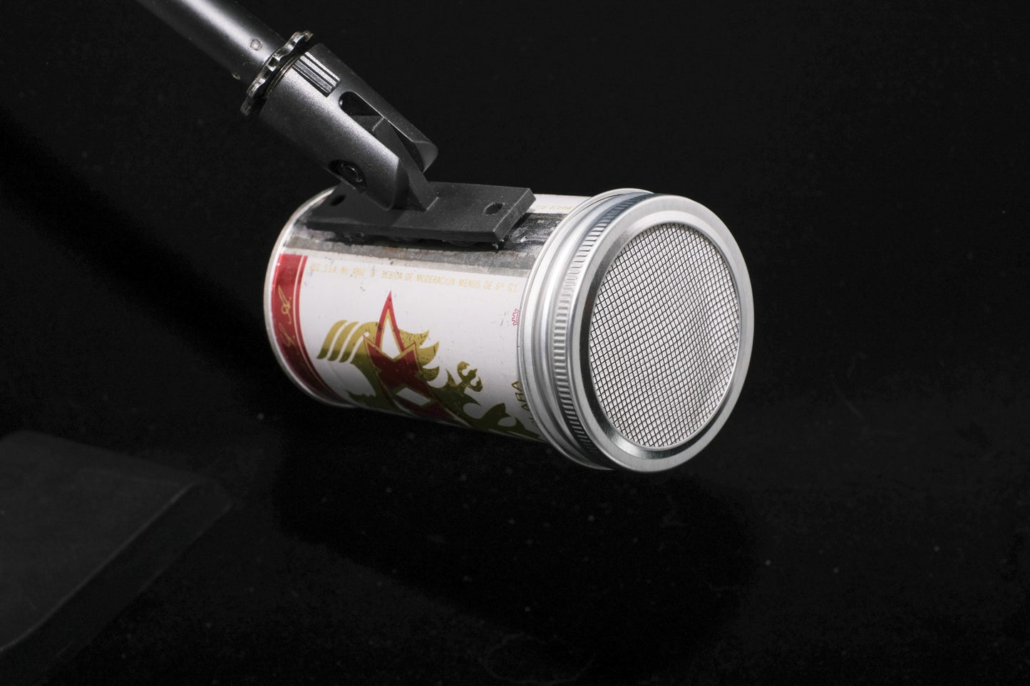 Lo Fi Beer Can Microphone - Tecate White Eagle