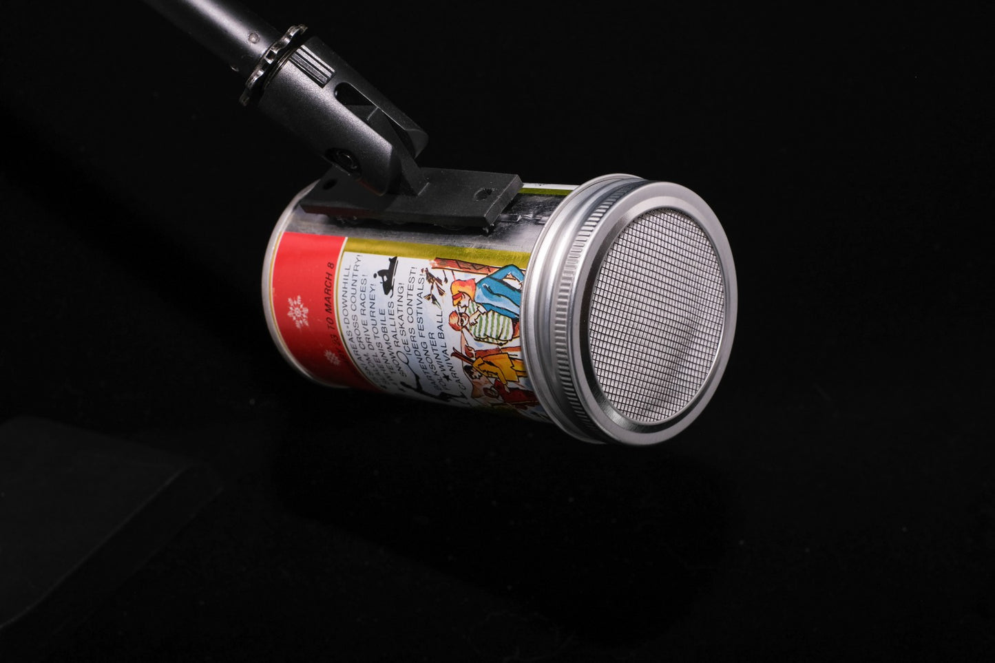 Lo Fi Beer Can Microphone - 1980 Poconos Winter Carnival