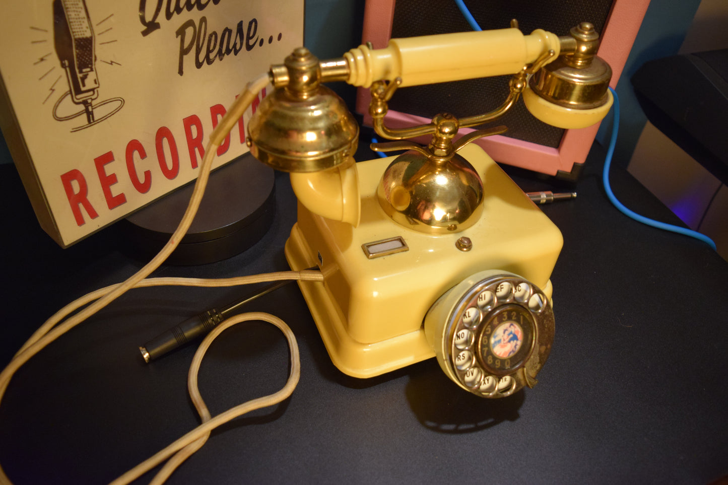 Telephone Microphone - 1980s French Style Made in Singapore