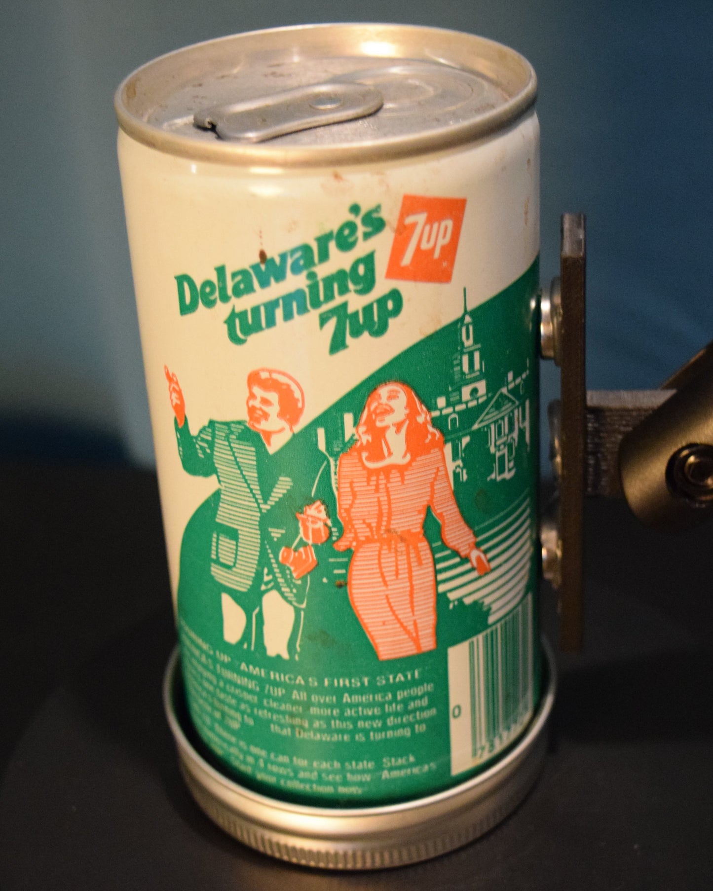 Lo Fi Soda Can Microphone - 50 States 1976 7Up Delaware