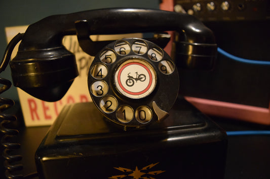 Telephone Microphone - 1940s Metal Norway Telegrafverket