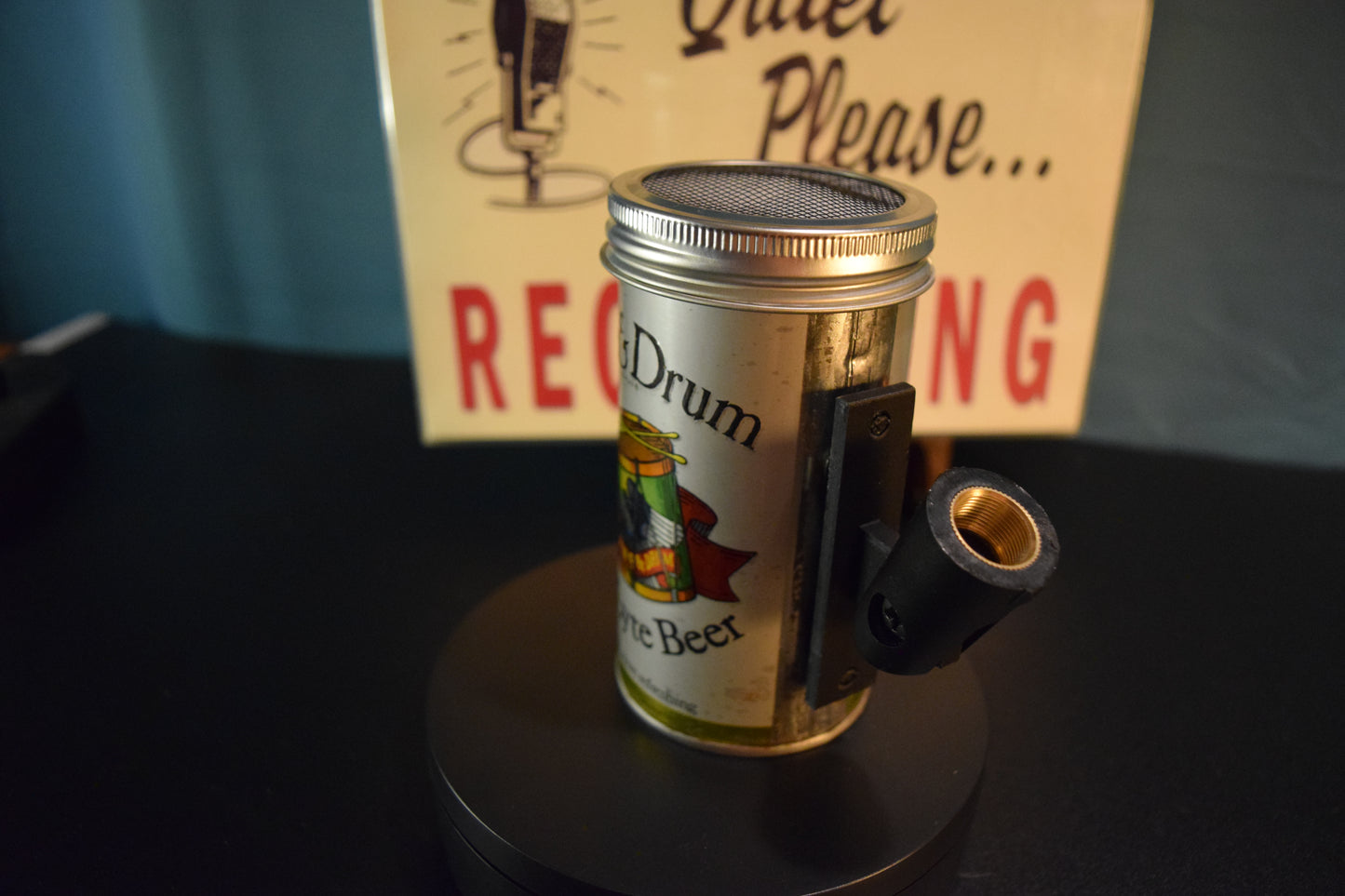 Lo Fi Beer Can Microphone - Fyfe and Drum Lyte